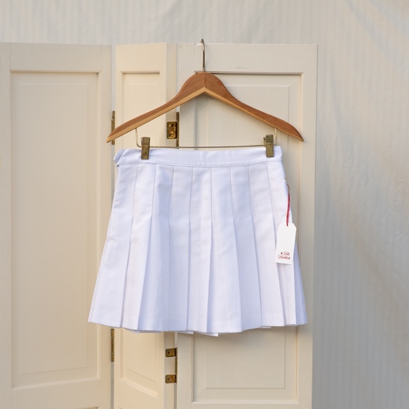 American Apparel White Tennis Skirt - Picture 5 of 5